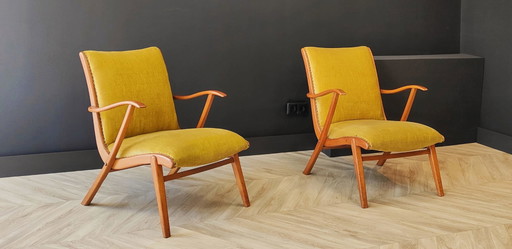 Deux fauteuils Mid Century | Vintage - set 2 chaises