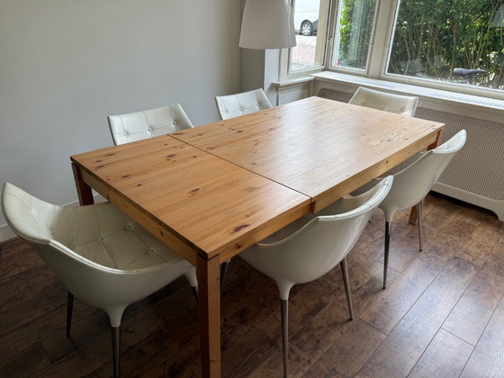 Image 1 of Witte Cassina Passion Stoel 6 x van Philippe Starck