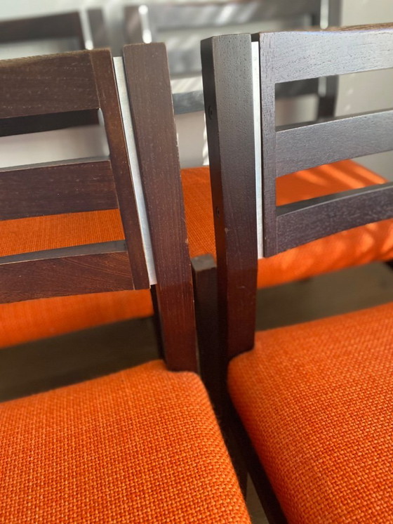 Image 1 of Sedie da pranzo di design vintage di Arnold Merckx - Fristho Franeker