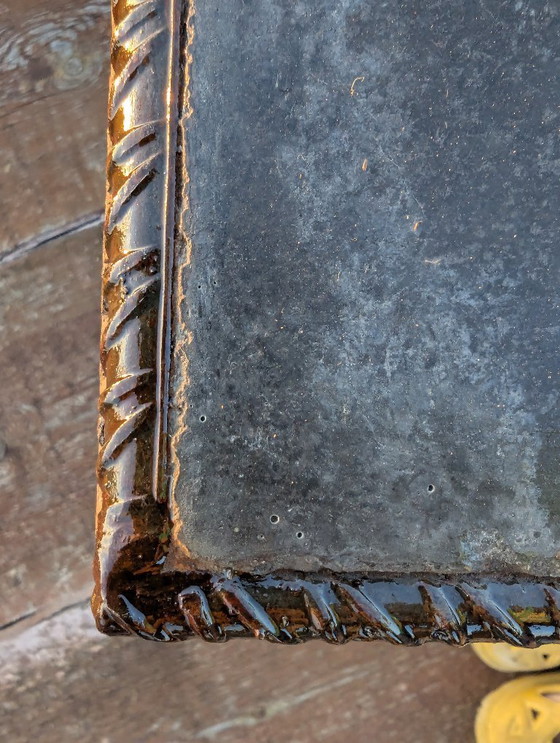 Image 1 of Side table - Mini cube table - Brutalist style