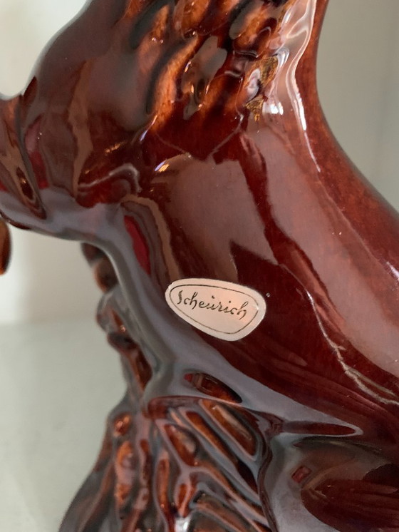 Image 1 of Horse statue - 'Schreurich' - Ceramic - Vintage - 1960s - West Germany