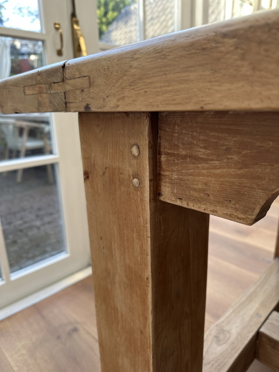 Solid Oak Dining Table 280x100cm – Wood (photo 10 of 11)