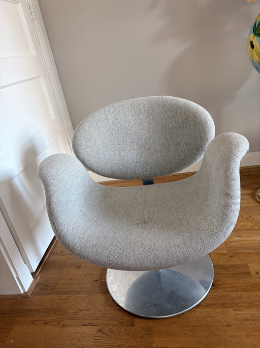 Fauteuil Tulipe petit modèle Pierre Paulin Artifort Gris