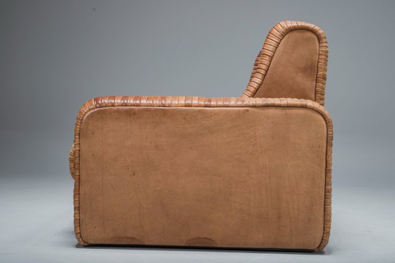 Image 1 of  Set van 2 fauteuils in patchworkleer van Ernst Lüthy voor De Sede