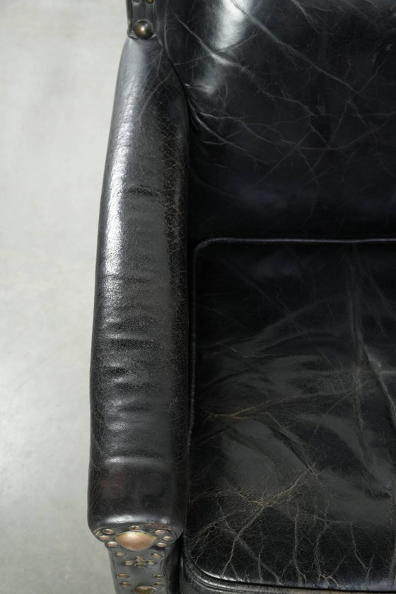 Image 1 of 2 x Einzigartige, besondere, elegante Kuhfell-Sessel mit Lederbeinen