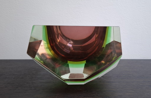Flavio Poli Murano Sommerso Schale