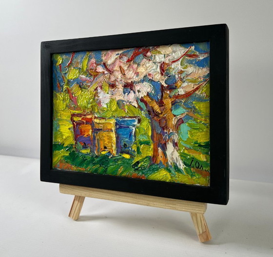 Image 1 of Original Oil Painting Summer Nature Landscape Time for Easter