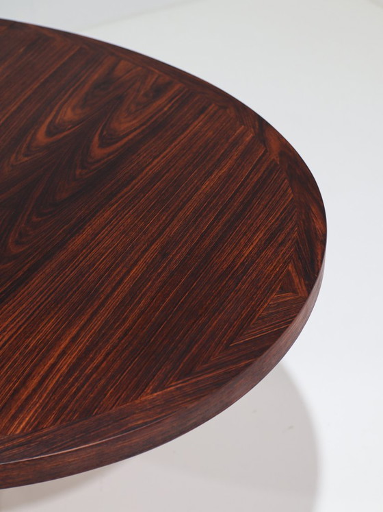 Oval Extendable Dining table Dyrlund Rosewood 1960s Danish (photo 11 of 16)
