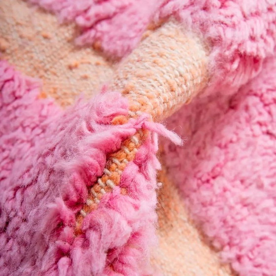Authentischer rosa Beni Ouaraine-Teppich aus Naturwolle, Größe 200/300 cm – Ahrend, Teppiche & Läufer, Wool (photo 5 of 9)