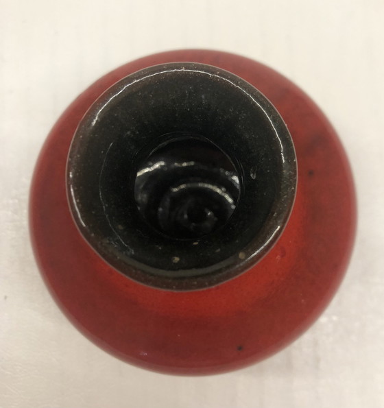 Image 1 of Vaso in ceramica rossa vintage