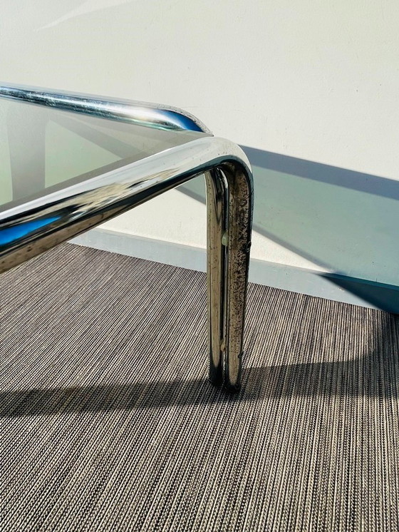 Image 1 of Pair of chrome coffee tables # Vintage 70s # Living Room Tables