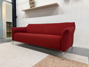 Leolux Mayon 3-seater sofa red fabric 198