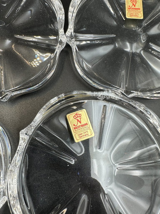 Image 1 of 5 x onderzetters loodkristal Nachtmann 60s