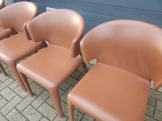 Image 1 of Cassina Hola 367 - set di 6 sedie da pranzo di Hannes Wettstein