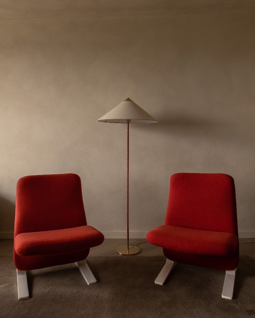 Ensemble de 2 fauteuils de salon Pierre Paulin « Concorde » F780 pour Artifort – années 1960