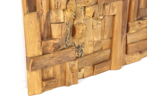 Image 1 of Pannello murale in legno vintage