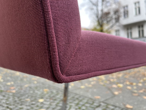 Image 1 of 1/4 Vintage Brno Knoll Fauteuil Chaise Ludwig Mies Van Der Rohe Altrosa Bauhaus Chrom Polster Freischwinger Arm Chair