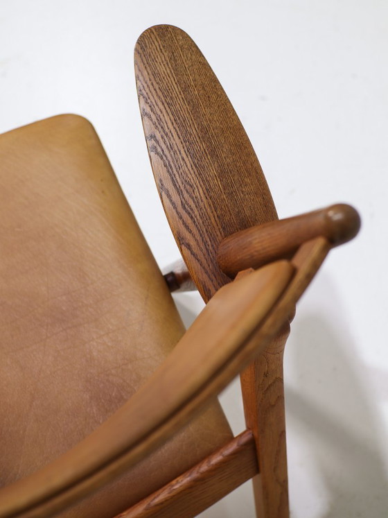 Image 1 of CH28 Sawbuck Sessel, Eiche, Hans J. Wegner, 1950er Jahre, Dänemark