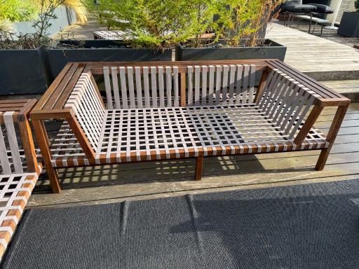RODA Network und Mistral High-End Gartenmöbelset – Massives Teakholz & Technisches Gewebe – loungesets, Wood (photo 2 of 15)