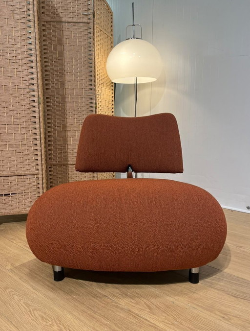 Fauteuil Leolux Pallone RÉCEMMENT REVÊTU + Garantie