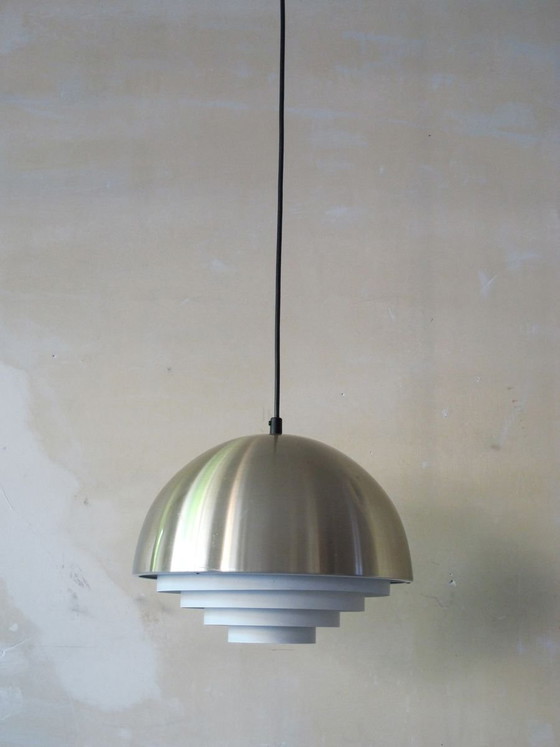 Suspension Mid-Century en laiton, Scandinavie, années 1960 – Métal, Mid Century Modern (photo 6 of 6)