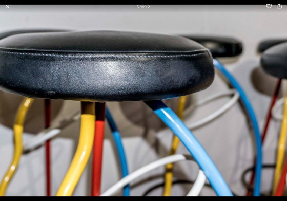 Image 1 of TABURETE DE BAR DÚPLEX Original JAVIER MARISCAL, 6 disponibles