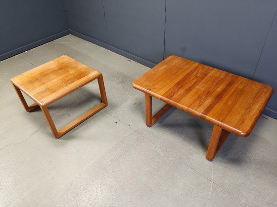 Image 1 of Scandinavische bankset uit het midden van de vorige eeuw, jaren 70