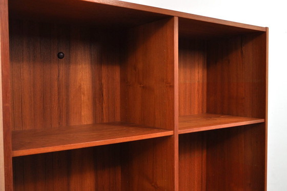 Image 1 of Mid-century Teak compartment cabinet with flap