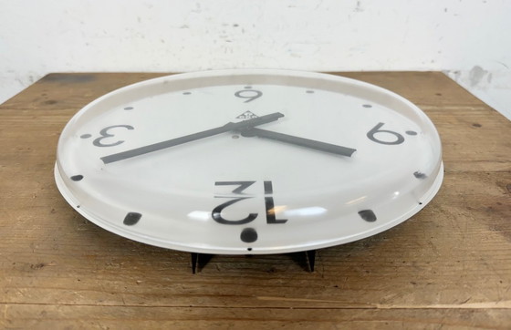Image 1 of Vintage Office Wall Clock from Pragotron, 1980s