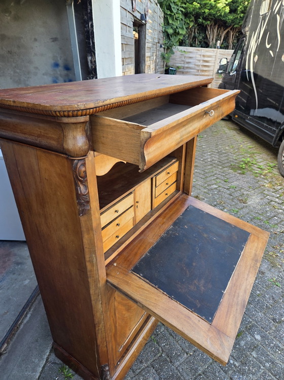 Secreter Biedermeier de caoba – Armarios de pared, Other (photo 5 of 7)