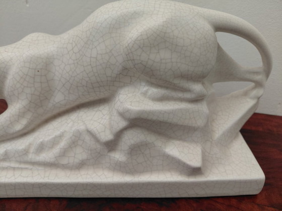 Image 1 of Panther keramiek, Art Deco