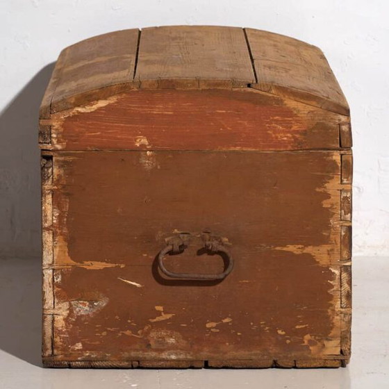Baule antico patina marrone (c.1920) #49 – Armadi contenitori, Rustic (photo 11 of 33)