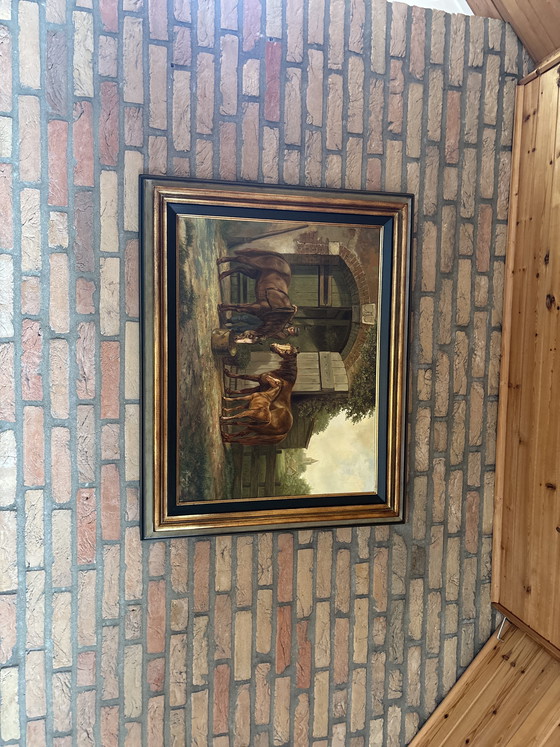 Image 1 of Schilderij van temming