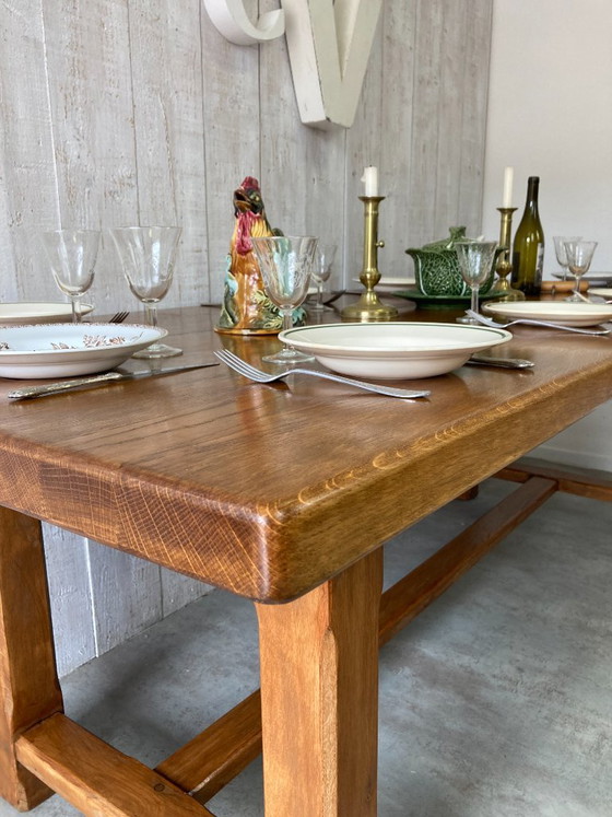 Normandische Boerderijtafel 219x94cm – Eettafels, Metal, Wood (photo 11 of 15)