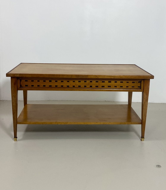 Image 1 of Vintage 70's oak coffee table Ref Claudia