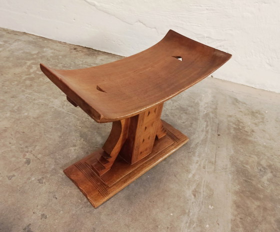Image 1 of Sgabello Ashanti vintage in legno, africano