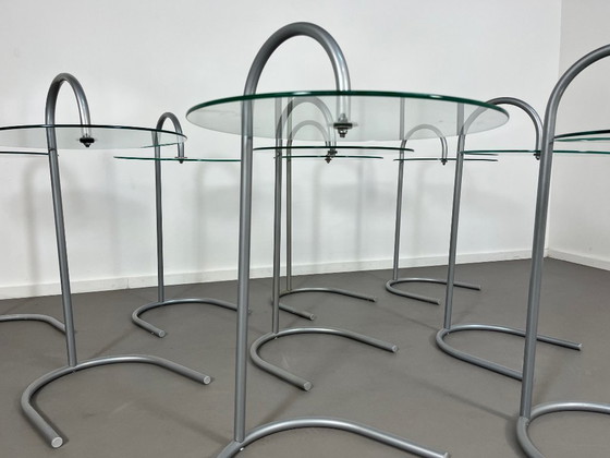 Image 1 of Postmoderne RY-Beistelltische von Tord Björklund für Ikea 1989