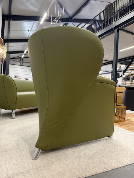 Leolux Excalibur Armchair Green Leather (photo 8 of 10)