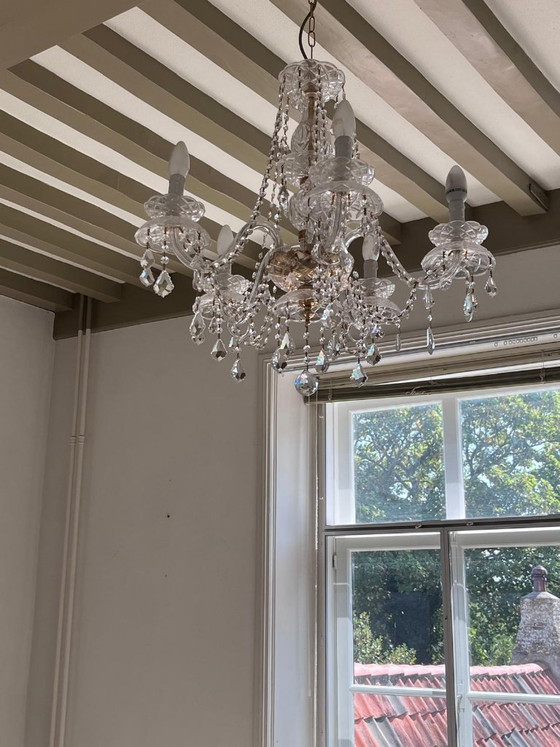 Kristall-Kronleuchter 5 Lampen – Crystal (photo 3 of 5)