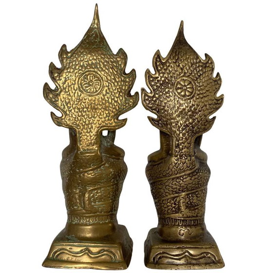 Set Naga Buddha en latón – Sudeste Asiático (lote 181) – Esculturas, Brass (photo 4 of 8)