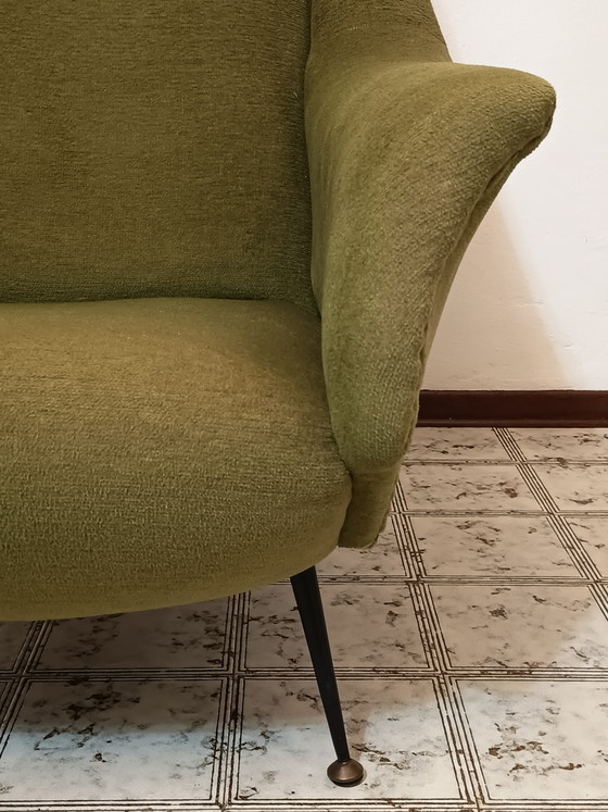 Image 1 of Ein Paar Gigi Radica Sessel für Minotti, 1950er Jahre
