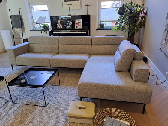 Harvink Corner Sofa, for sale due to moving, 4 yrs old, Metal, Textile, Black (photo 2 of 9)