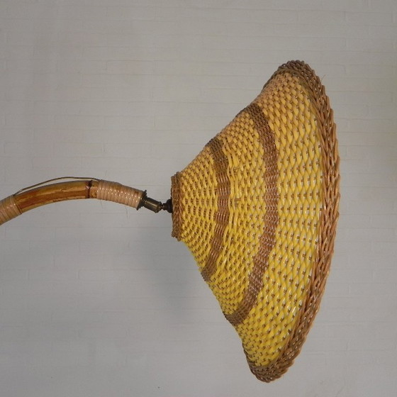 Image 1 of Standing bamboo lamp, 1950s