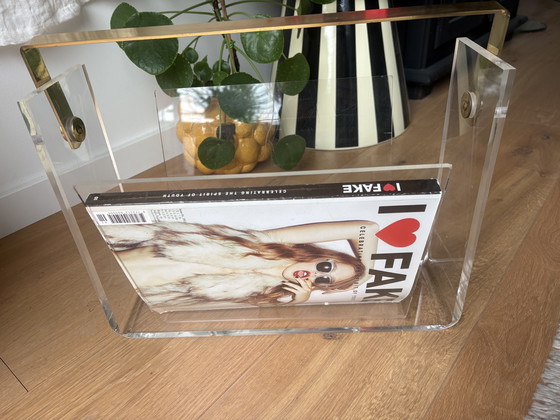 Image 1 of Portariviste David Lange Mid-Century Lucite, anni '70