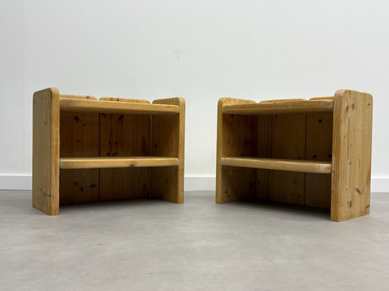 Vintage Brutalist Cabinets – Nightstands, Wood (photo 5 of 12)