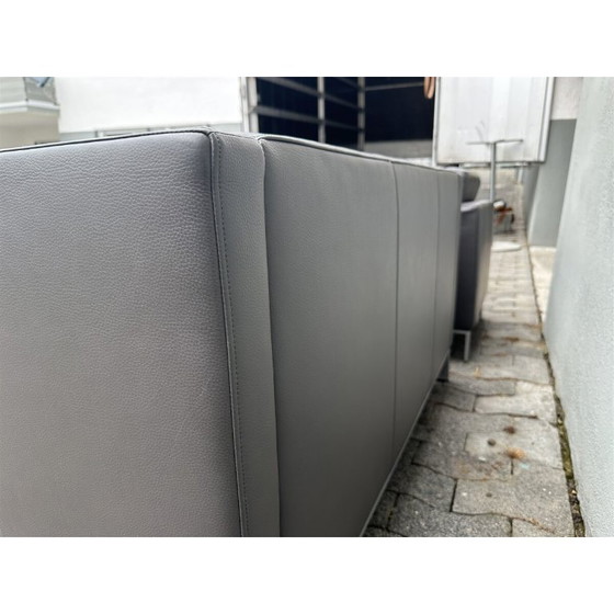 Image 1 of Walter Knoll Foster 500 leather sofa dark brown