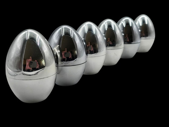 Image 1 of Law of 6 vintage egg cups/warmers