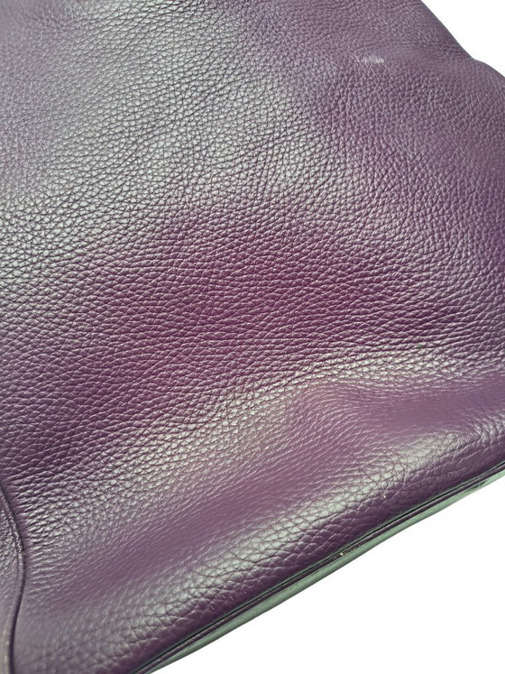 Image 1 of Sac bandoulière Hermès Massai PM Raisin en cuir Clémence – 2009