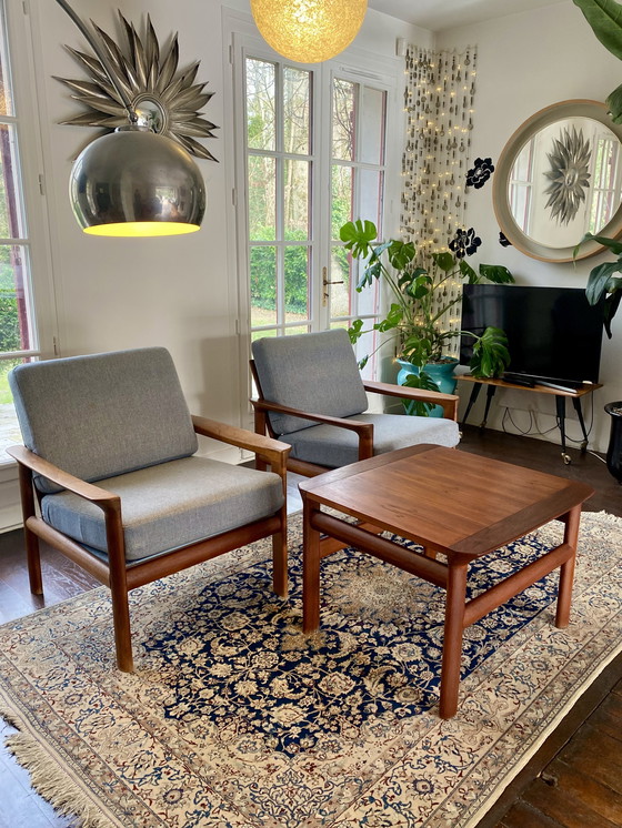 Image 1 of Mesa de centro de teca maciza – Komfort, Dinamarca, años 60