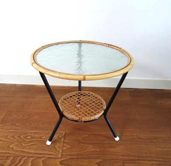 Tavolo e Sedia Rohe Noordwolde Anni '50 – Poltrone, Glass, Metal (photo 10 of 20)